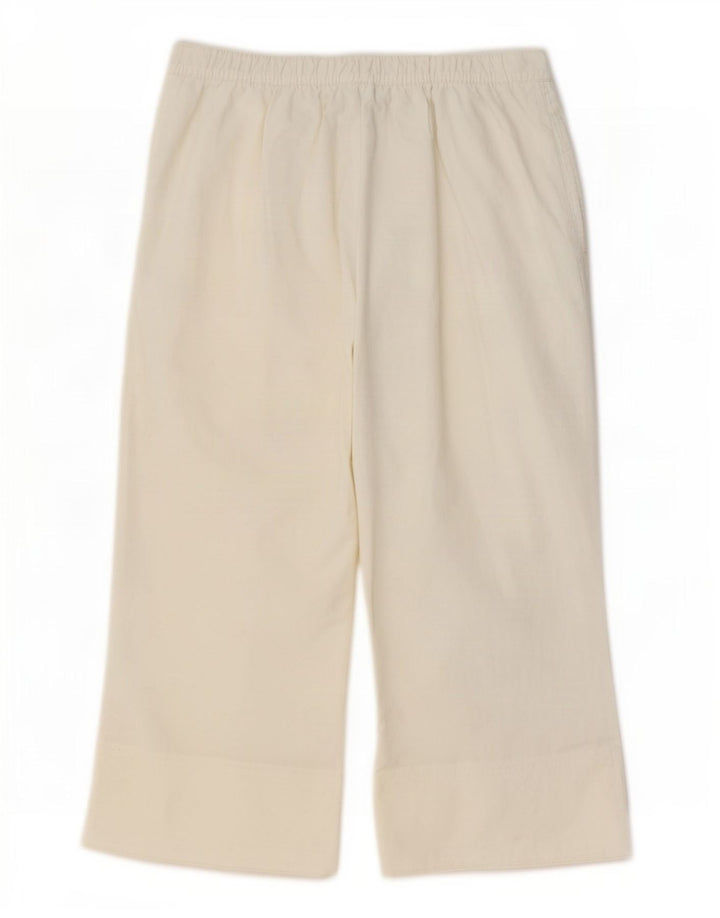 Calça cropped feminina Champion grande W34 L19 branca