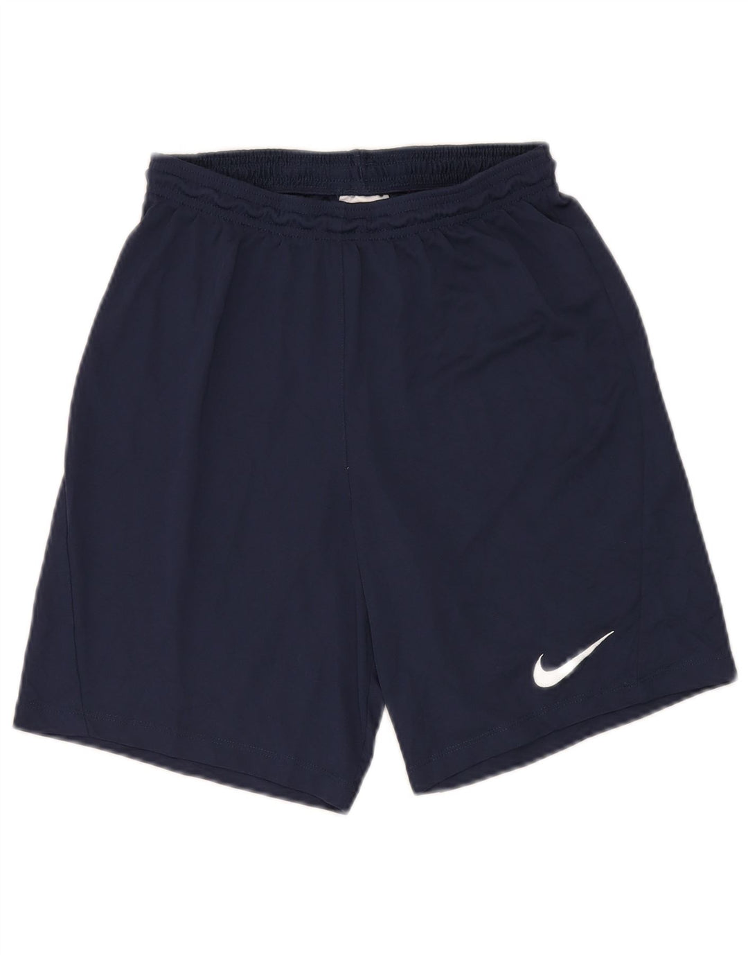 Shorts esportivos regulares masculinos Nike médio azul marinho poliéster