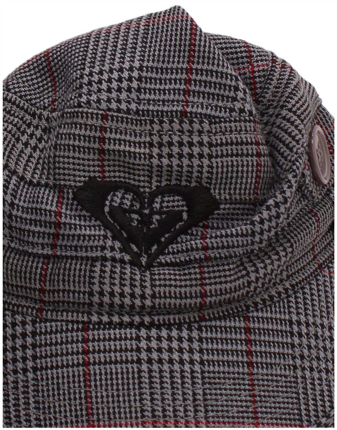 Boné feminino Roxy Newsboy tamanho único cinza houndstooth