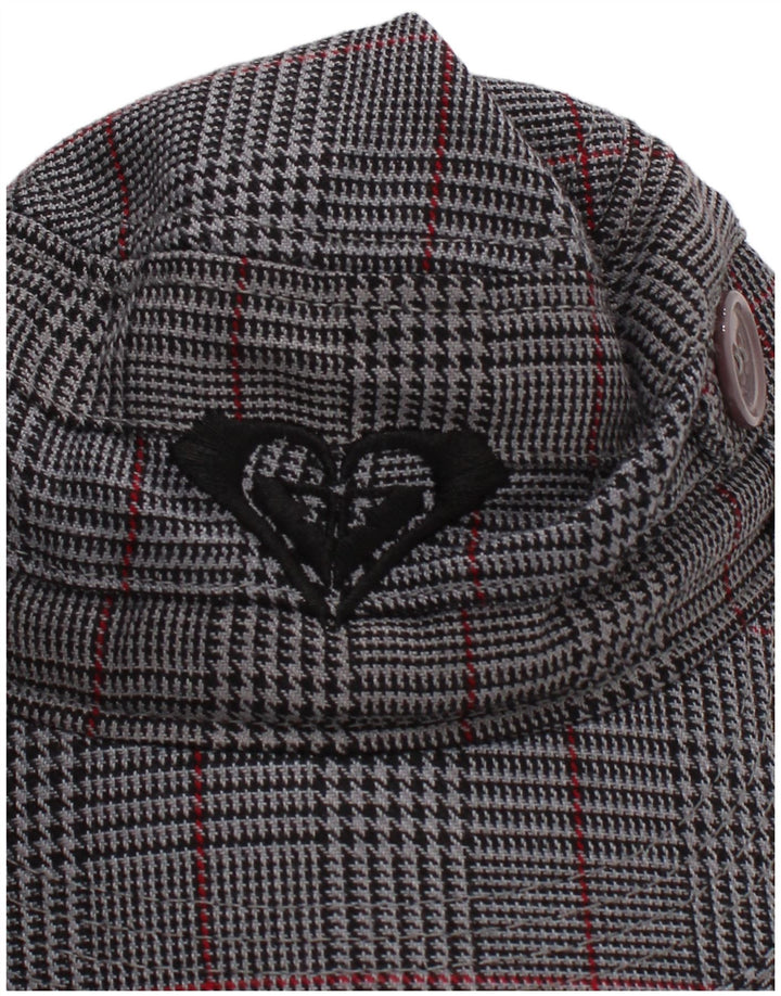 Boné feminino Roxy Newsboy tamanho único cinza houndstooth