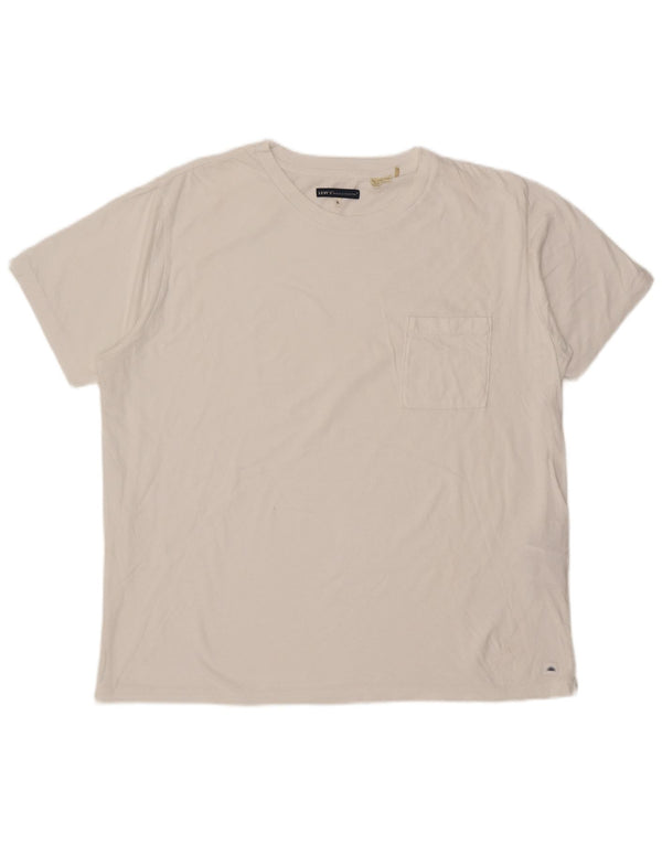 Camiseta masculina Levi's Top XL algodão branco
