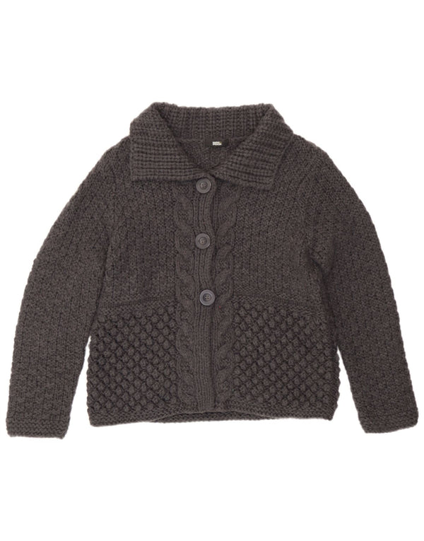 Suéter cardigã feminino Marks & Spencer Reino Unido 14 cinza médio acrílico