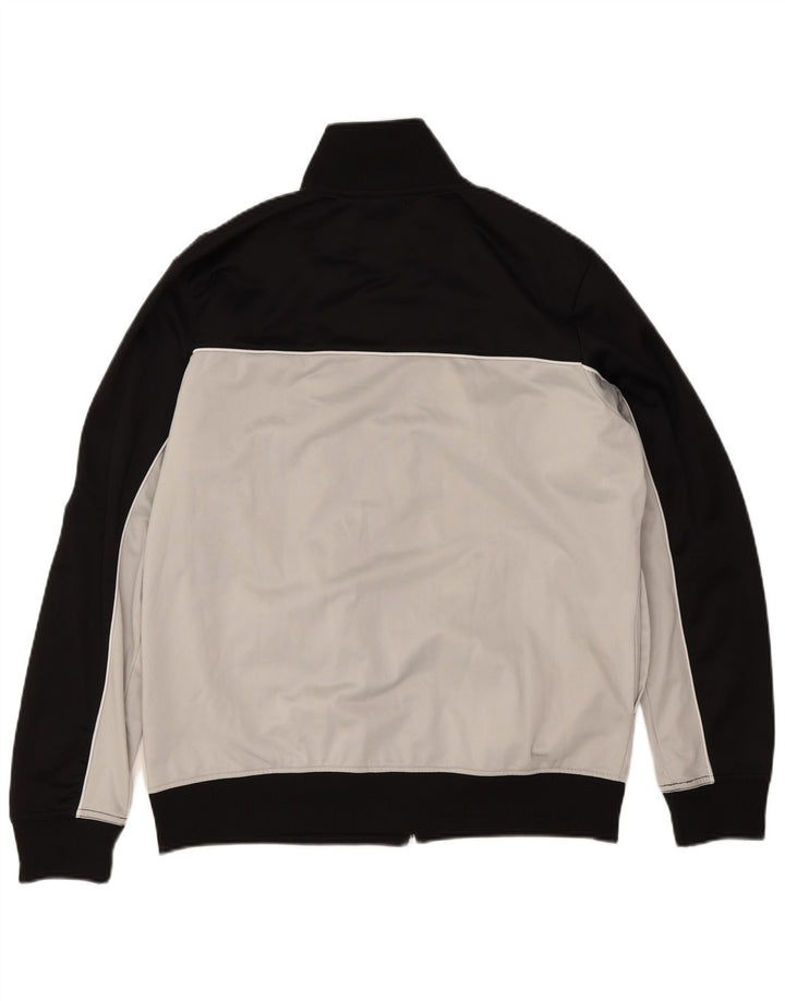 Fila Mens Tracksuit Top Jacket Grande Preto Colourblock Poliéster