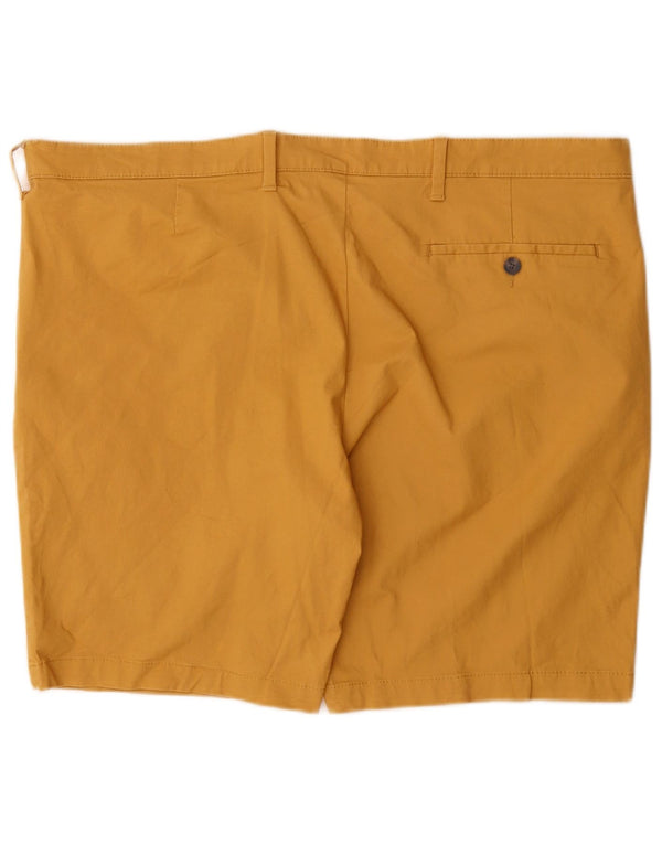 Shorts chino masculino Marks & Spencer W42 2XL algodão bege