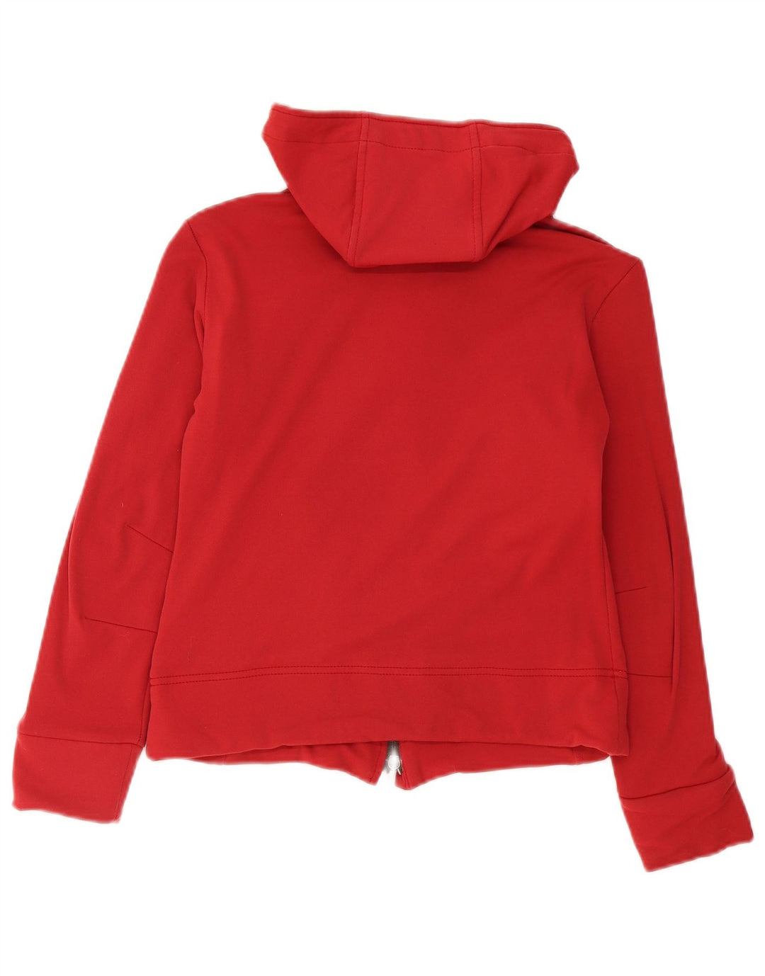 Suéter feminino Murphy & Nye com capuz e zíper UK 14 vermelho médio