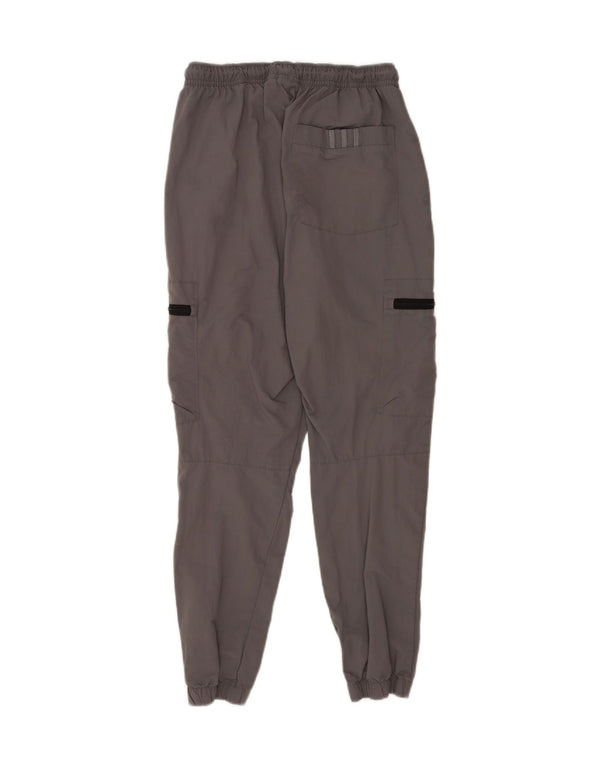 Adidas Mens Cargo Calças de treino Joggers Cinza Médio Nylon