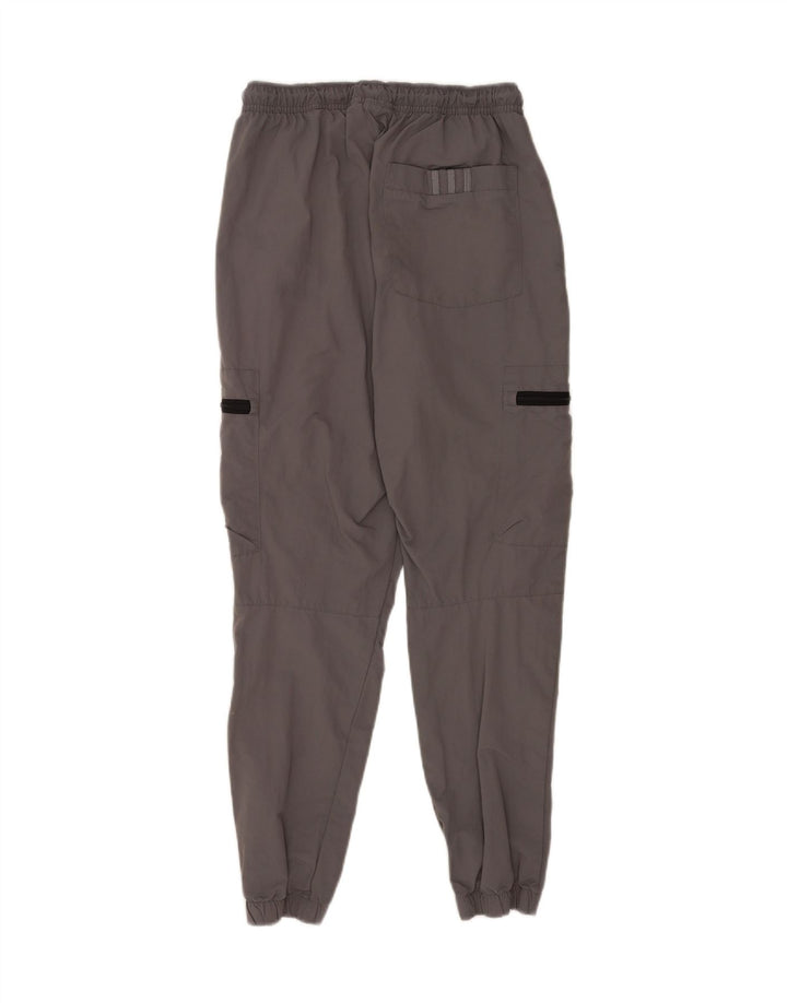 Adidas Mens Cargo Calças de treino Joggers Cinza Médio Nylon
