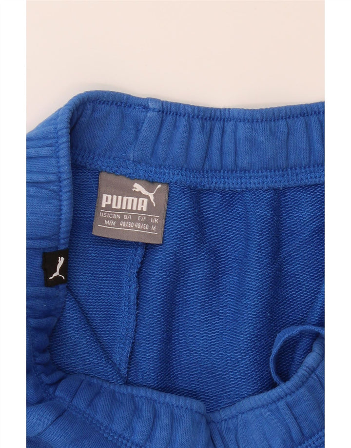 Shorts esportivos masculinos PUMA azul médio