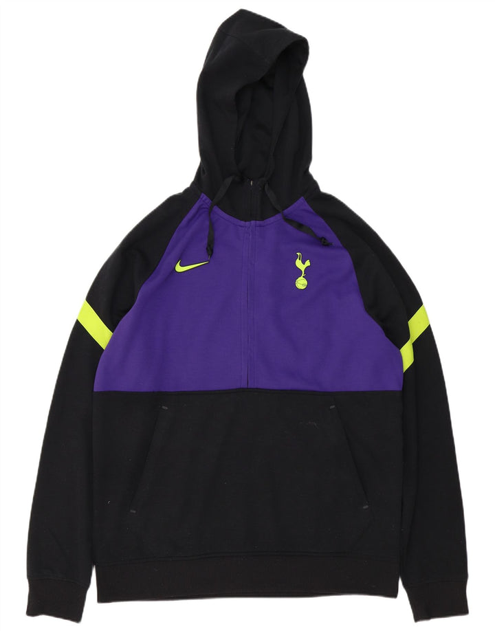 Suéter Nike masculino com capuz e zíper, grande, preto, colorido, poliéster