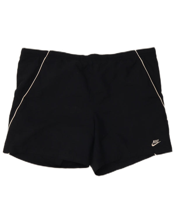Nike Mens Swimming Shorts Large Navy Blue Polyester