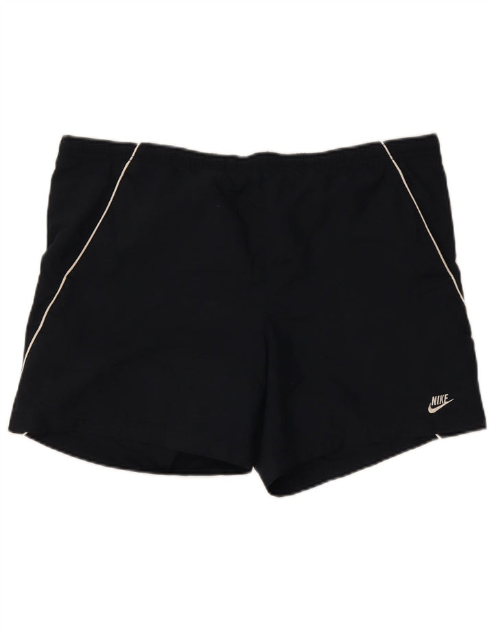Calções de banho Nike masculinos grandes poliéster azul marinho