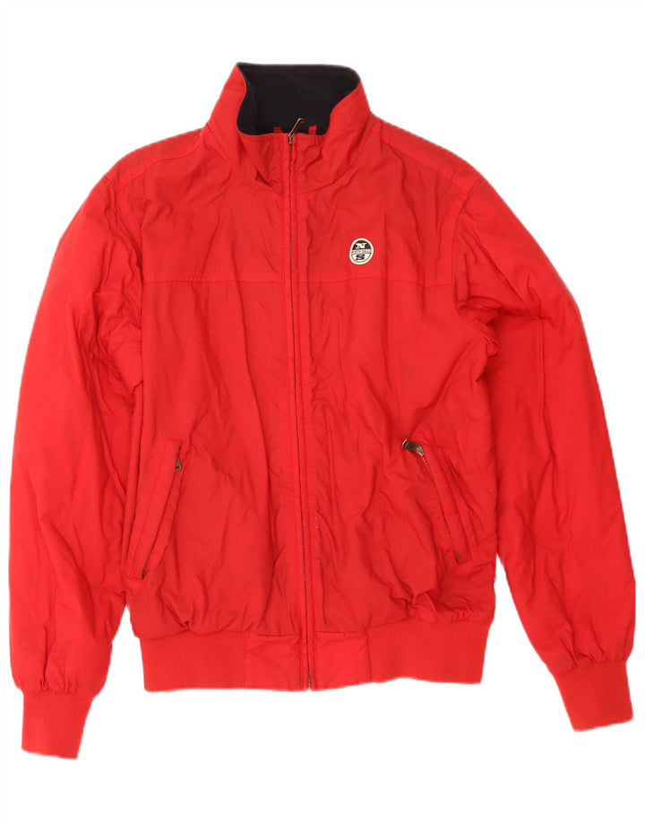 Jaqueta bomber North Sails Boys 15-16 anos poliéster vermelho