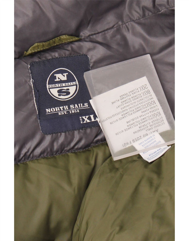 Jaqueta acolchoada masculina NORTH SAILS UK 42 XL azul marinho poliamida
