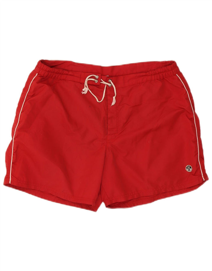 Shorts de natação masculino North Sails grande vermelho nylon