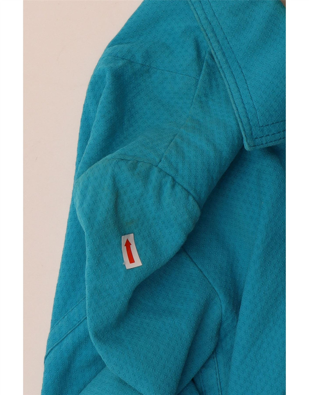 Jaqueta blazer feminina Karen Millen com 2 botões Reino Unido 14 algodão azul médio