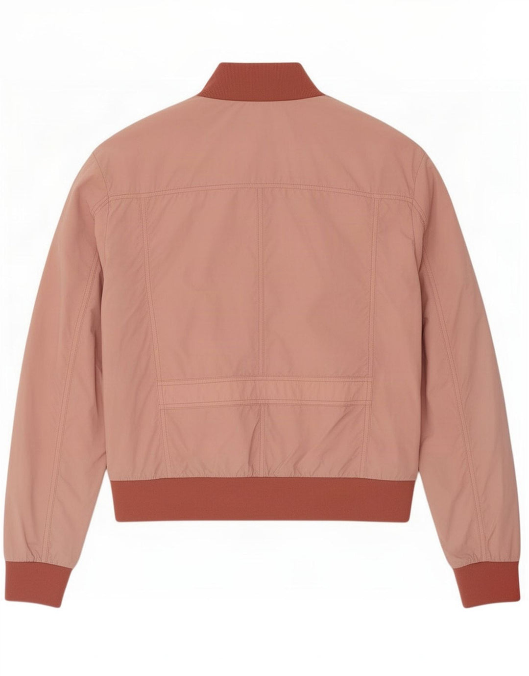 Jaqueta bomber masculina Geospirit UK 38 bloco colorido rosa médio