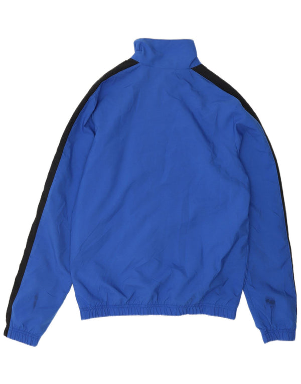 NIKE Mens Graphic Tracksuit Top Jacket Pequeno Azul Colorblock Poliéster