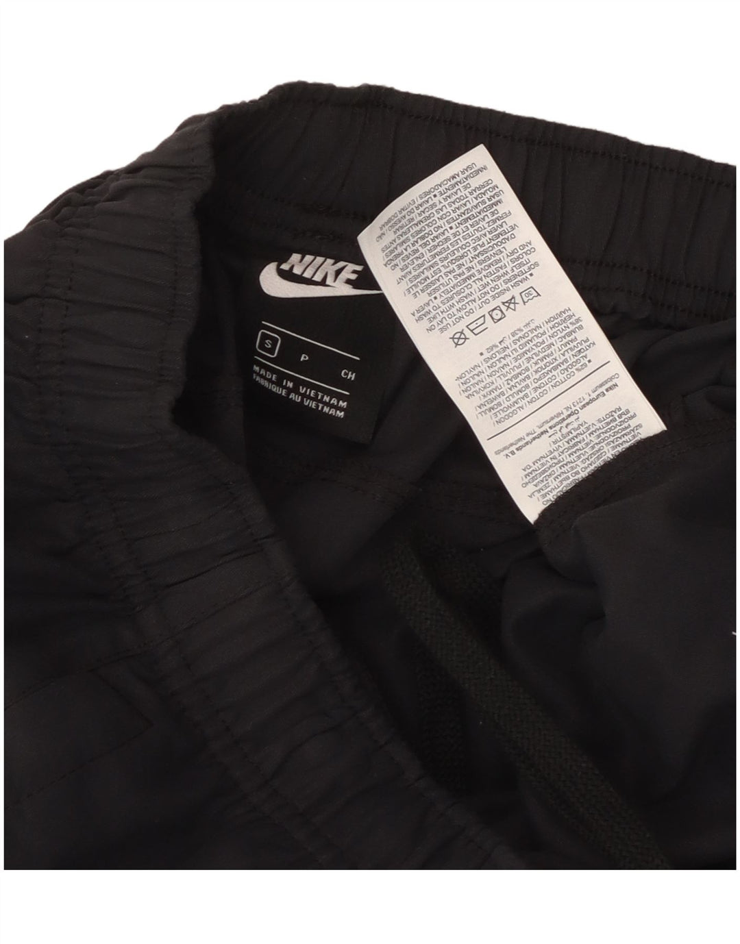 Nike Mens Cargo Calças de treino Joggers Pequeno Algodão Preto