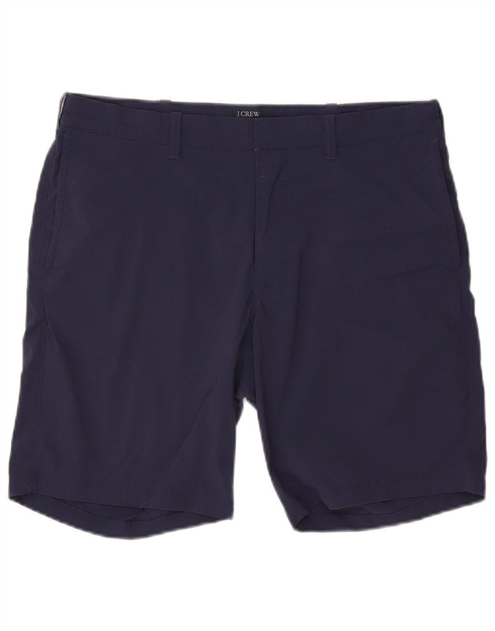 J. Crew Shorts feminino Gramercy Chino W34 grande azul marinho nylon