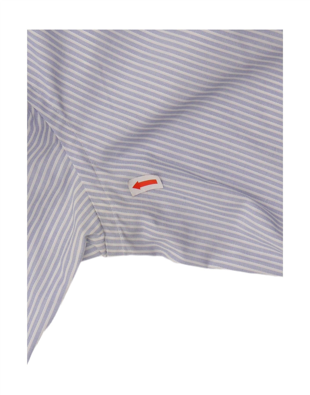 Camisa masculina MASSIMO DUTTI tamanho 15 38 algodão listrado azul médio