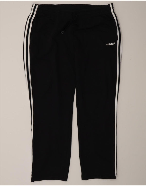 Adidas Womens Tracksuit Trousers UK 24/26 2XL  Black Cotton