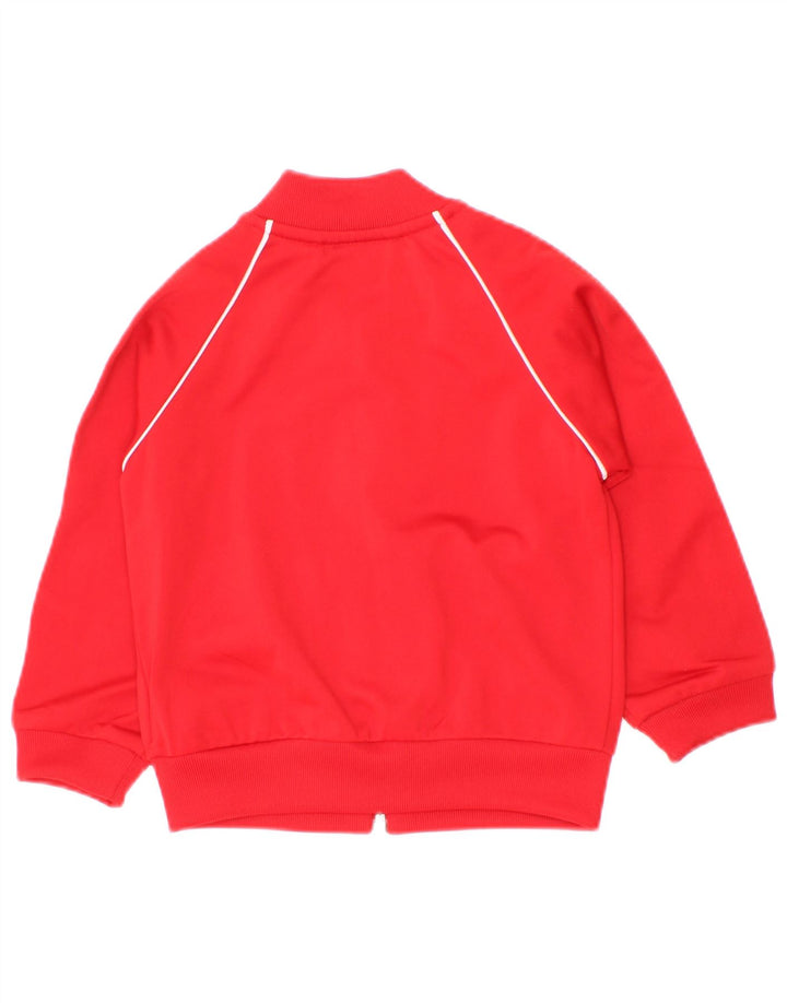 Casaco de treino Adidas Baby Boys 6-9 meses poliéster vermelho