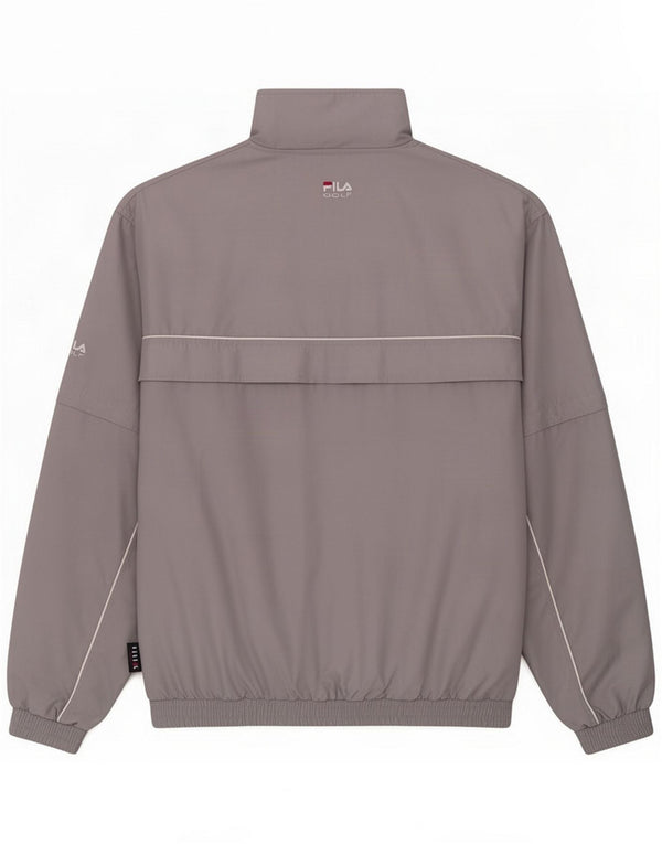 Fila Mens Pulôver Treino Top Jaqueta Grande Poliéster Cinza