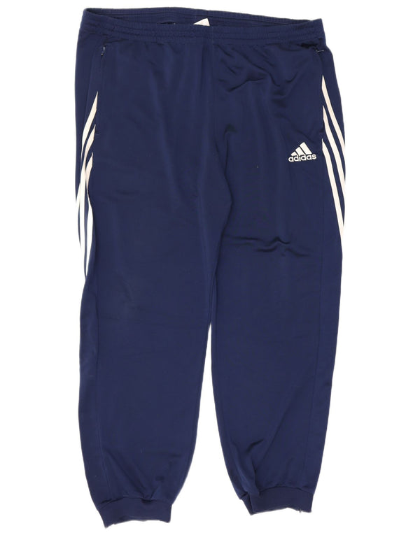 Calça de treino masculina Adidas Joggers 2XL azul marinho poliéster
