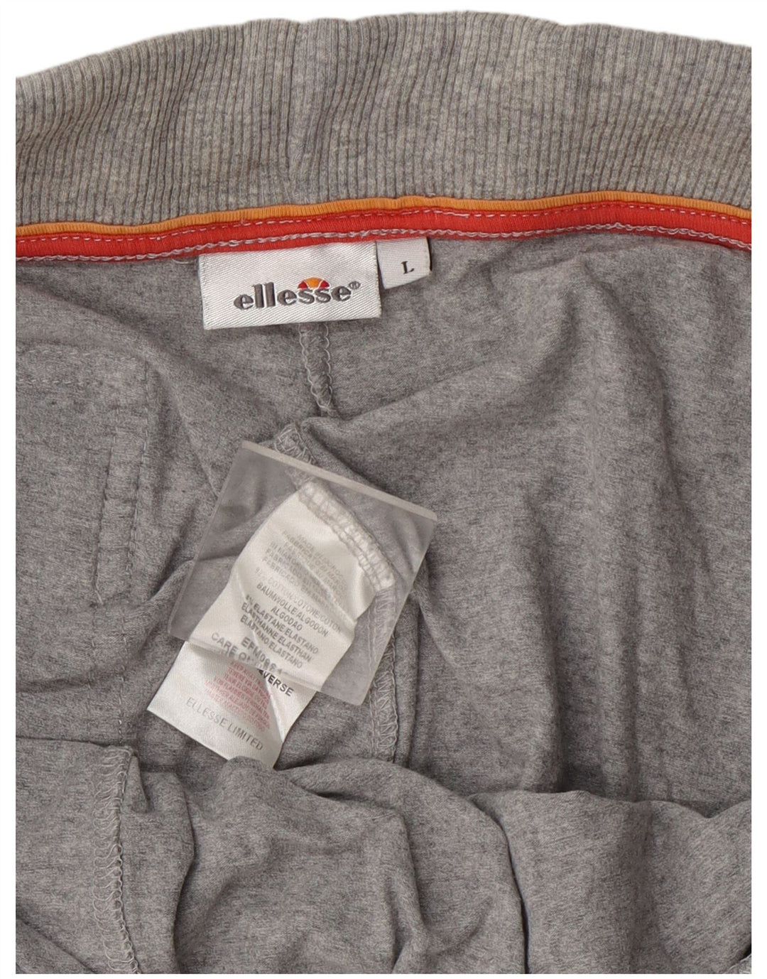 Shorts esportivo masculino Ellesse grande algodão cinza