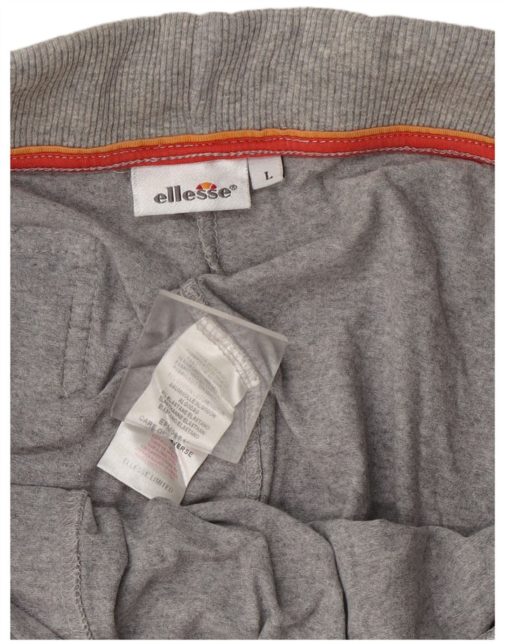 Shorts esportivo masculino Ellesse grande algodão cinza