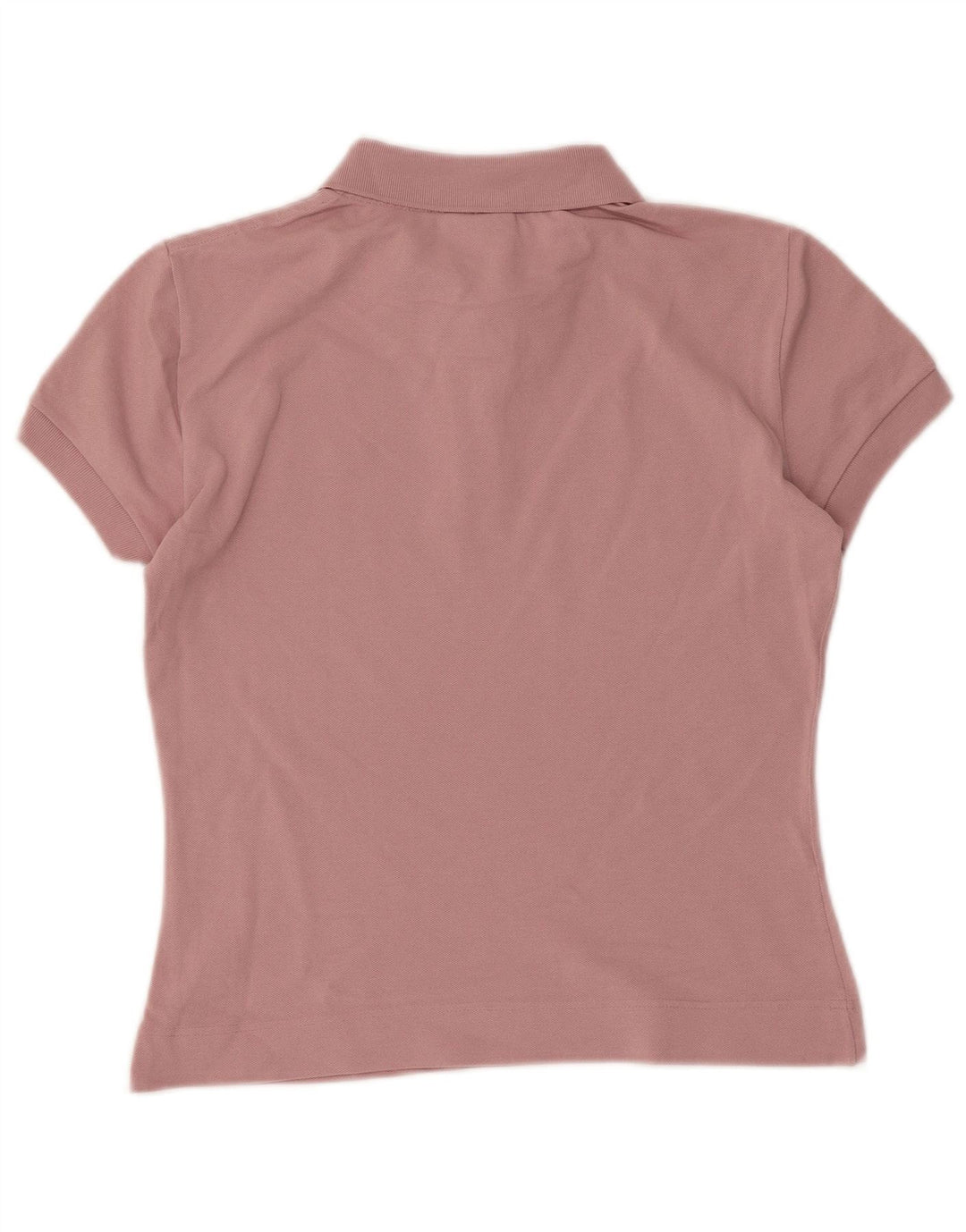 Camisa polo feminina Lacoste tamanho 40 algodão rosa médio