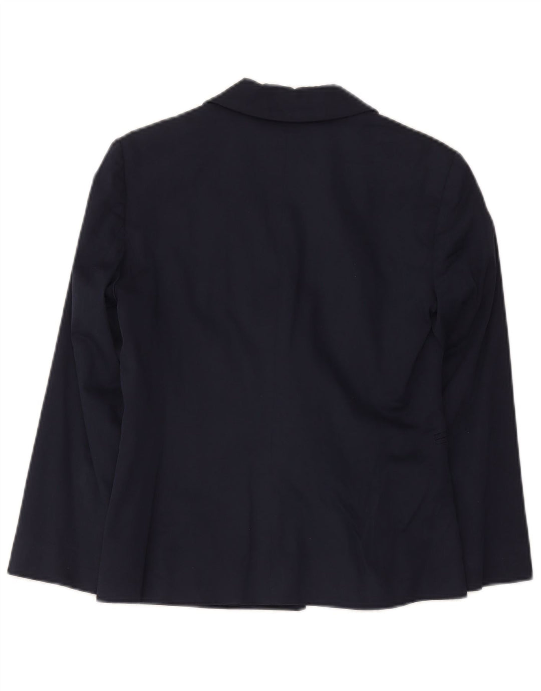 Jaqueta blazer feminina de 1 botão Max & Co. Reino Unido 8 pequena algodão azul marinho