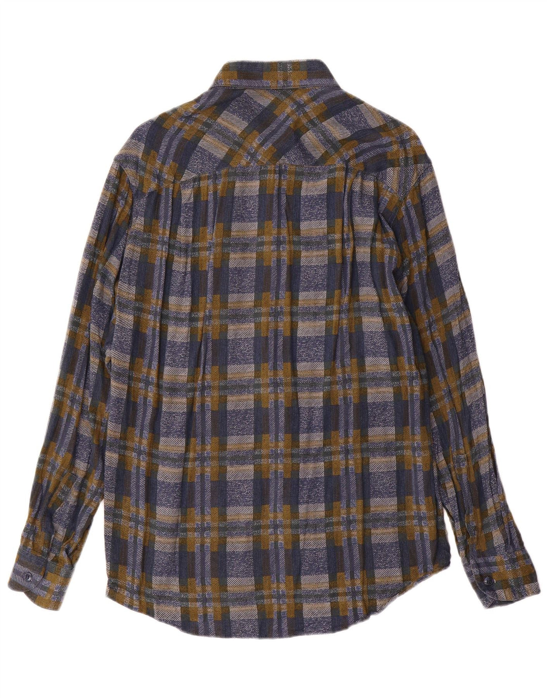 Camisa masculina de flanela AZZURRA média multicolorida xadrez viscose