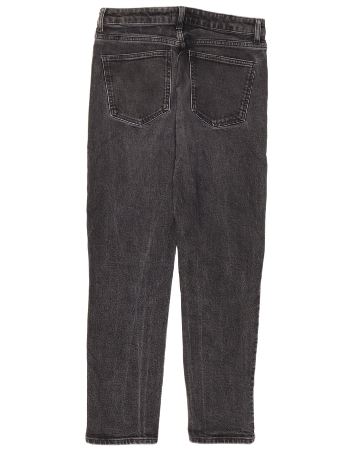 Calça jeans reta feminina Zara EU 38 pequena W28 L26 cinza