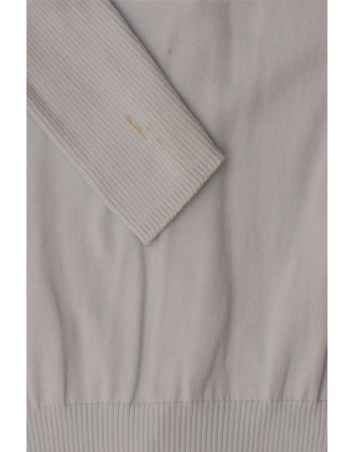 Suéter feminino Marks & Spencer Autograph Cardigan Reino Unido 12 algodão azul médio