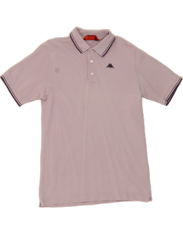 KAPPA Mens Polo Shirt Small Purple Cotton Vintage Kappa and Second-Hand Kappa from Messina Hembry 