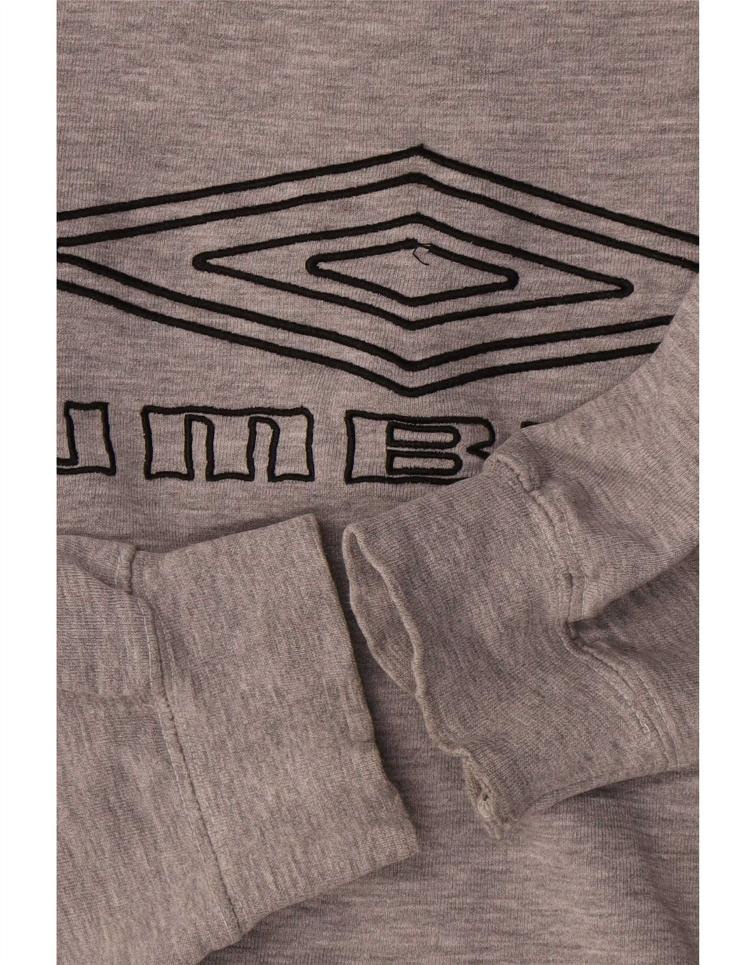 Moletom gráfico masculino Umbro Jumper XL cinza manchado de algodão