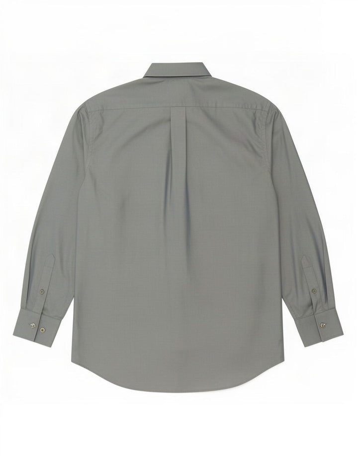 Camisa masculina Kenzo tamanho 40 15 1/2 algodão azul médio