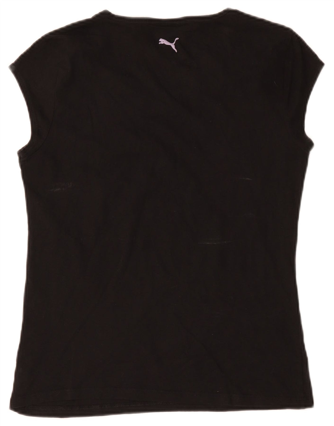 Puma Camiseta Feminina Graphic Top UK 14 Grande Preto