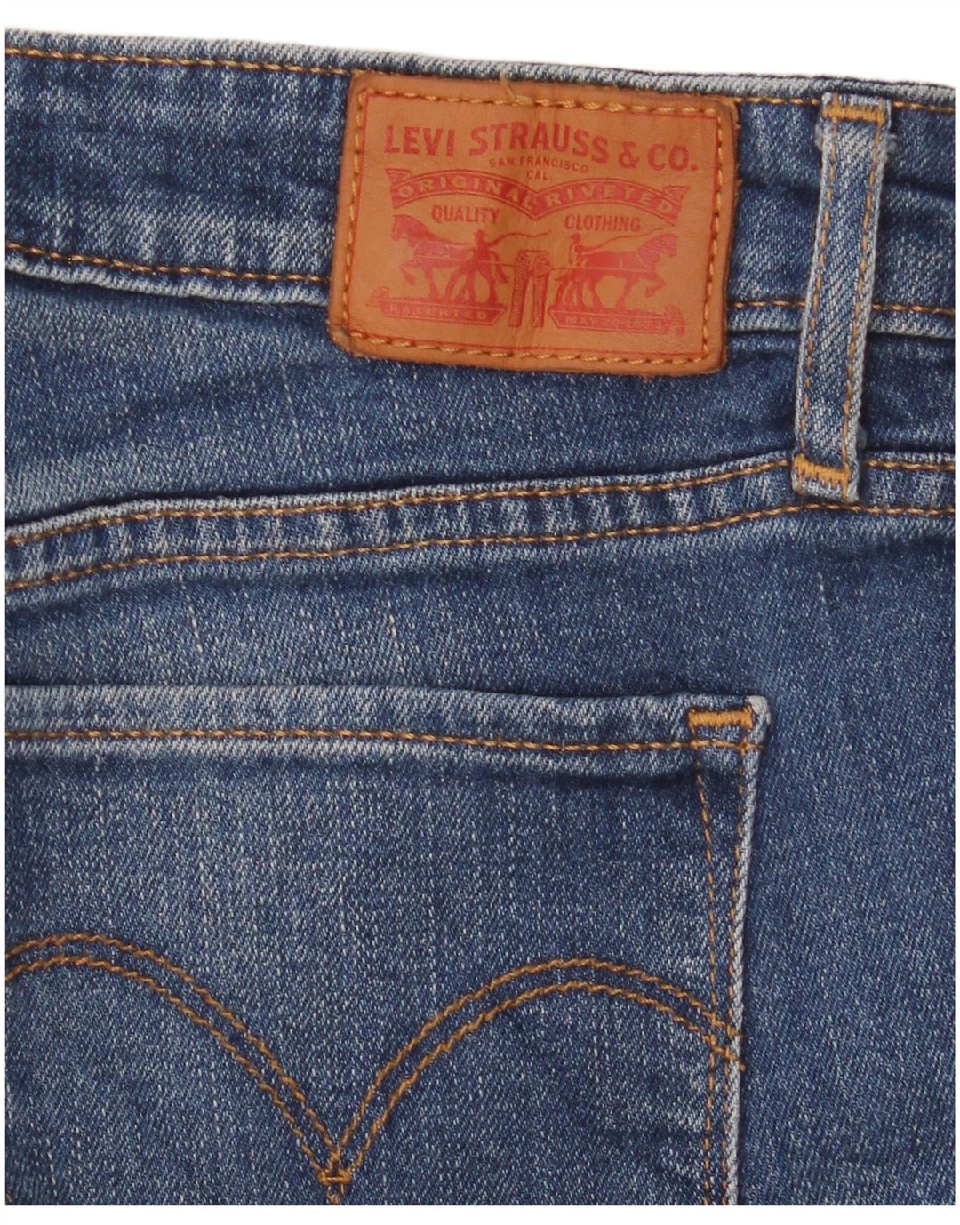 Jeans Levi's 712 Slim Feminino W28 L31 Azul
