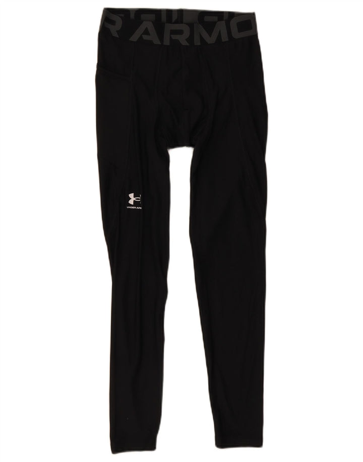 Under Armour Masculino Heat Gear Graphic Leggings Médio Preto Poliéster