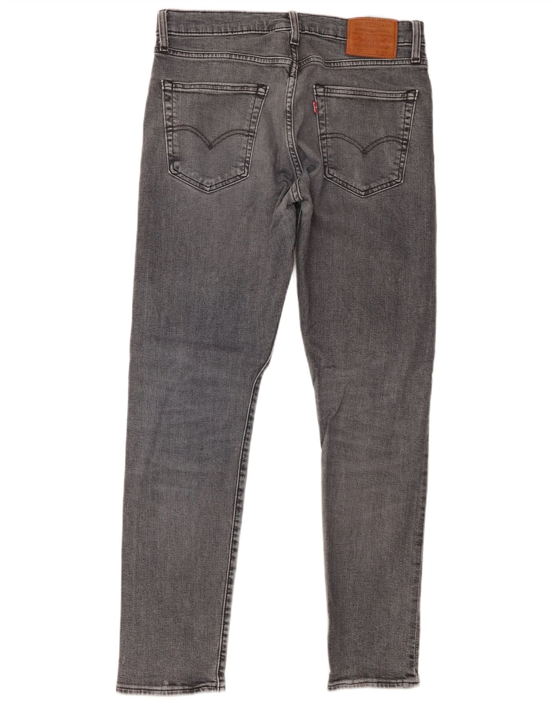 Calça jeans masculina Levi's 512 Slim Tapered W33 L32 cinza algodão