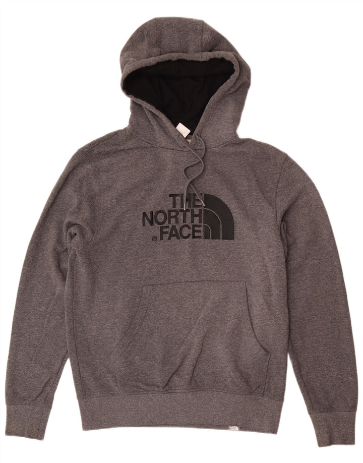 Suéter com capuz masculino The North Face Graphic Regular Fit cinza médio salpicado