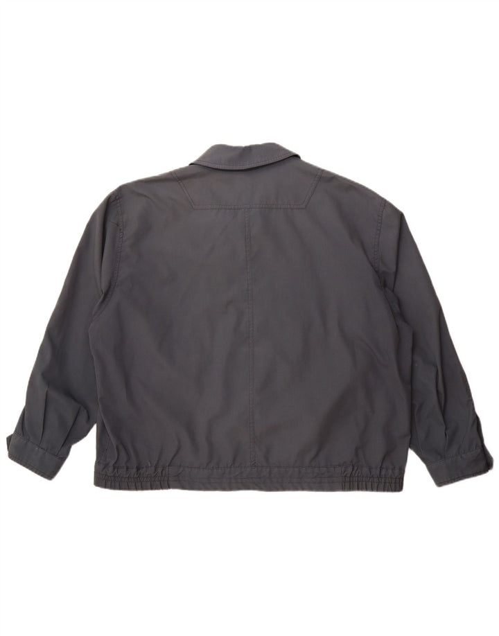 Jaqueta bomber masculina Maison Jacques IT 52 XL azul marinho poliéster