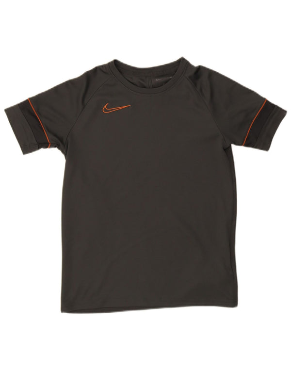 Camiseta Nike Meninos Top 12-13 Anos Grande Cinza Poliéster Esportivo