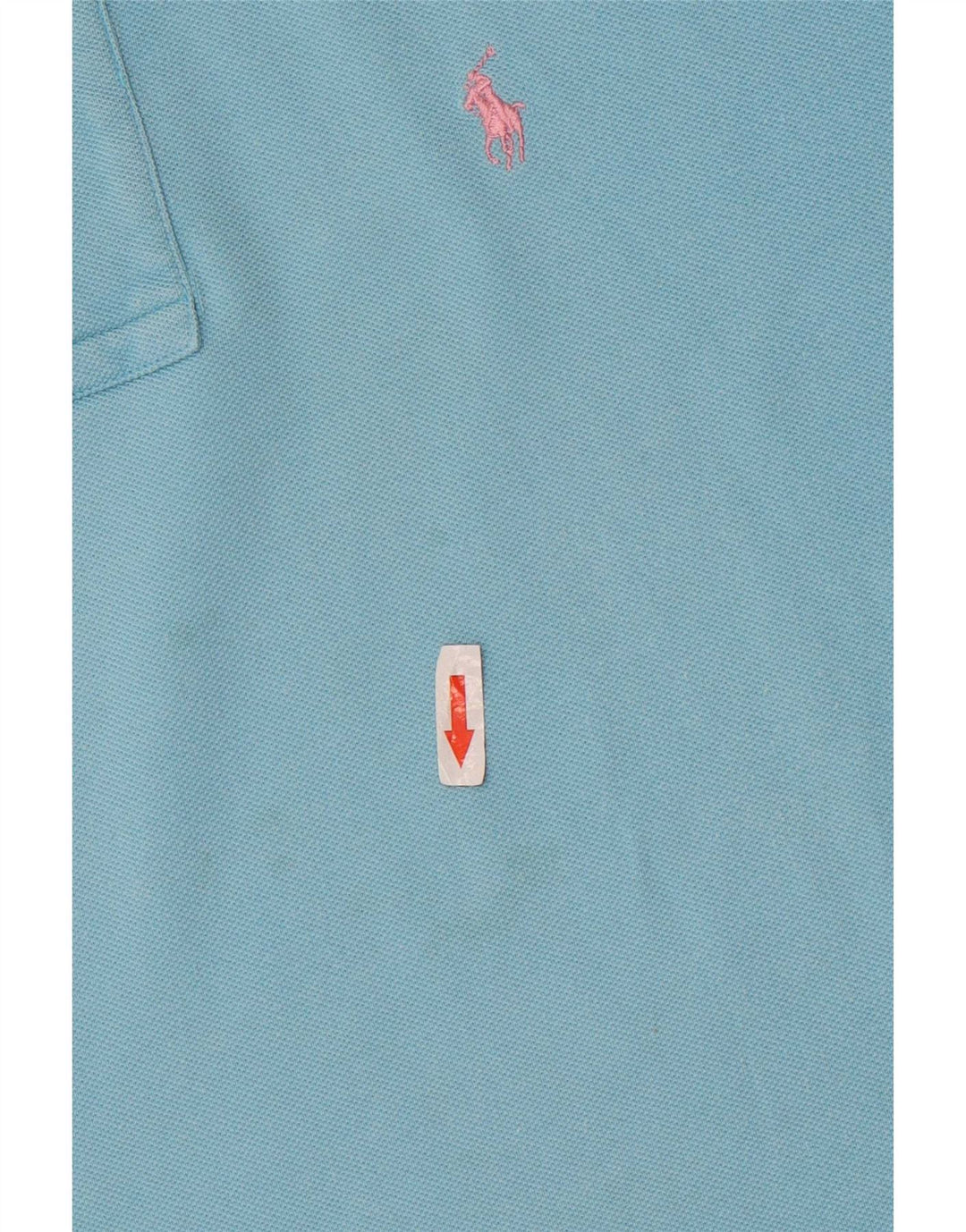 Polo Ralph Lauren Camisa masculina azul médio algodão