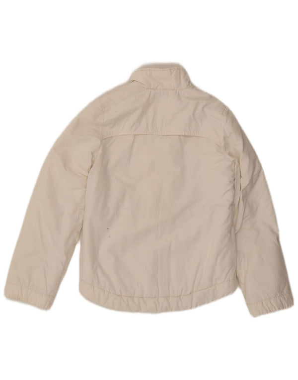 Jaqueta corta-vento feminina Nike UK 4/6 XS algodão branco