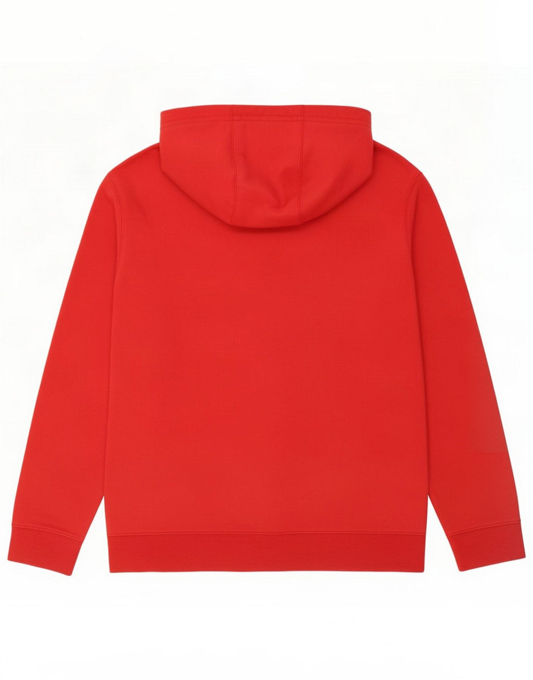 Fila moletom com capuz gráfico masculino grande poliéster vermelho