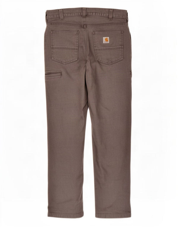 Calça Carhartt Masculina Relaxed Fit Cargo W34 L32 Algodão Cinza