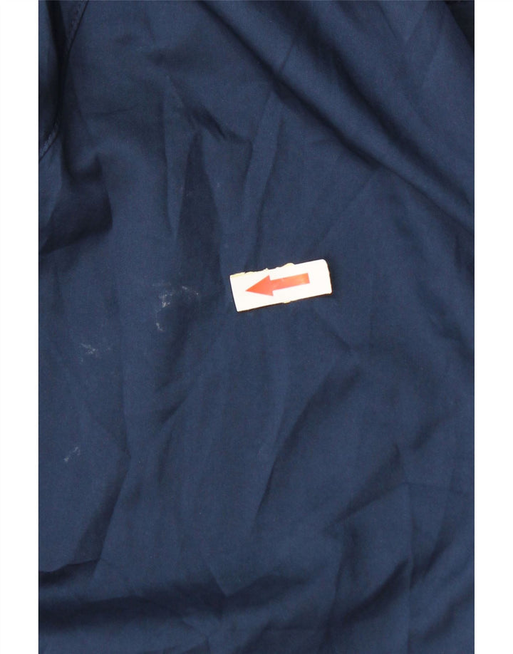 Adidas Mens Tracksuit Top Jacket UK 40/42 Médio Azul Marinho Poliéster